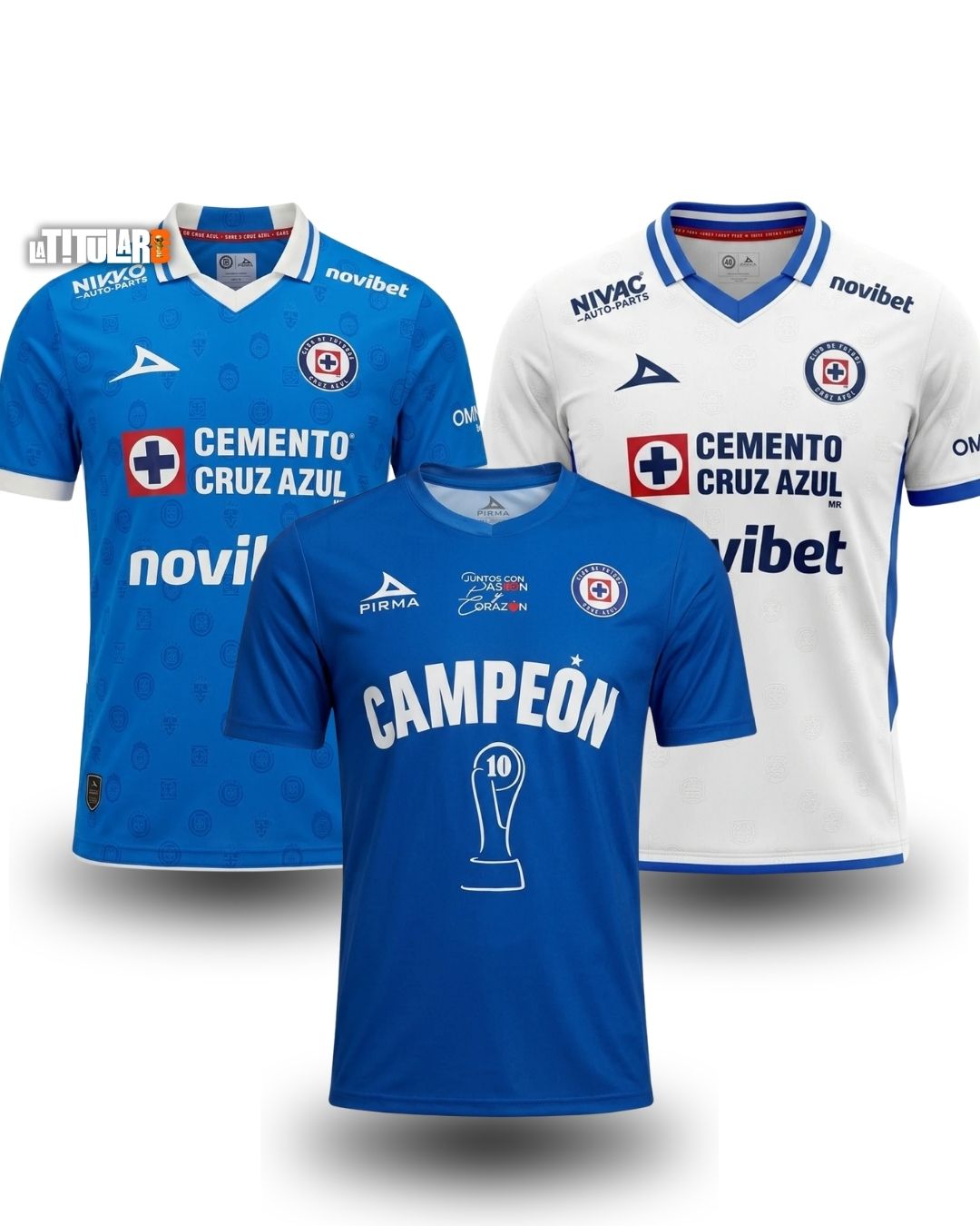 COMBO Cruz Azul 2026/27 (Local, Visitante e Campeón)