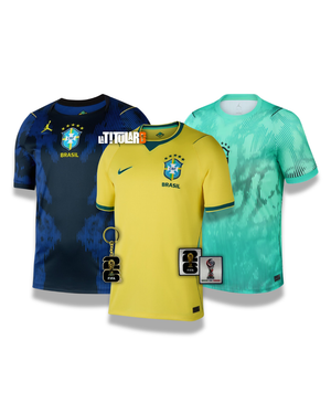 COMBO Brasil Camisetas 2026 (Local e Visitante)