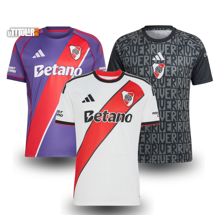COMBO River Plate 2026/27 (Local, Visitante e Tercera)