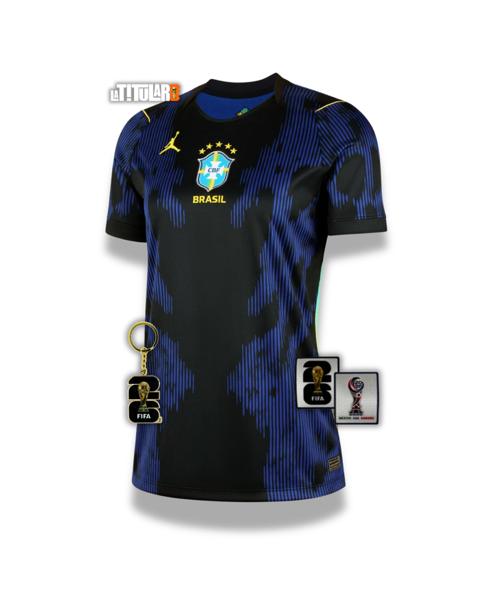 Brasil Mundial Camiseta Visitante 2026 - Mujer