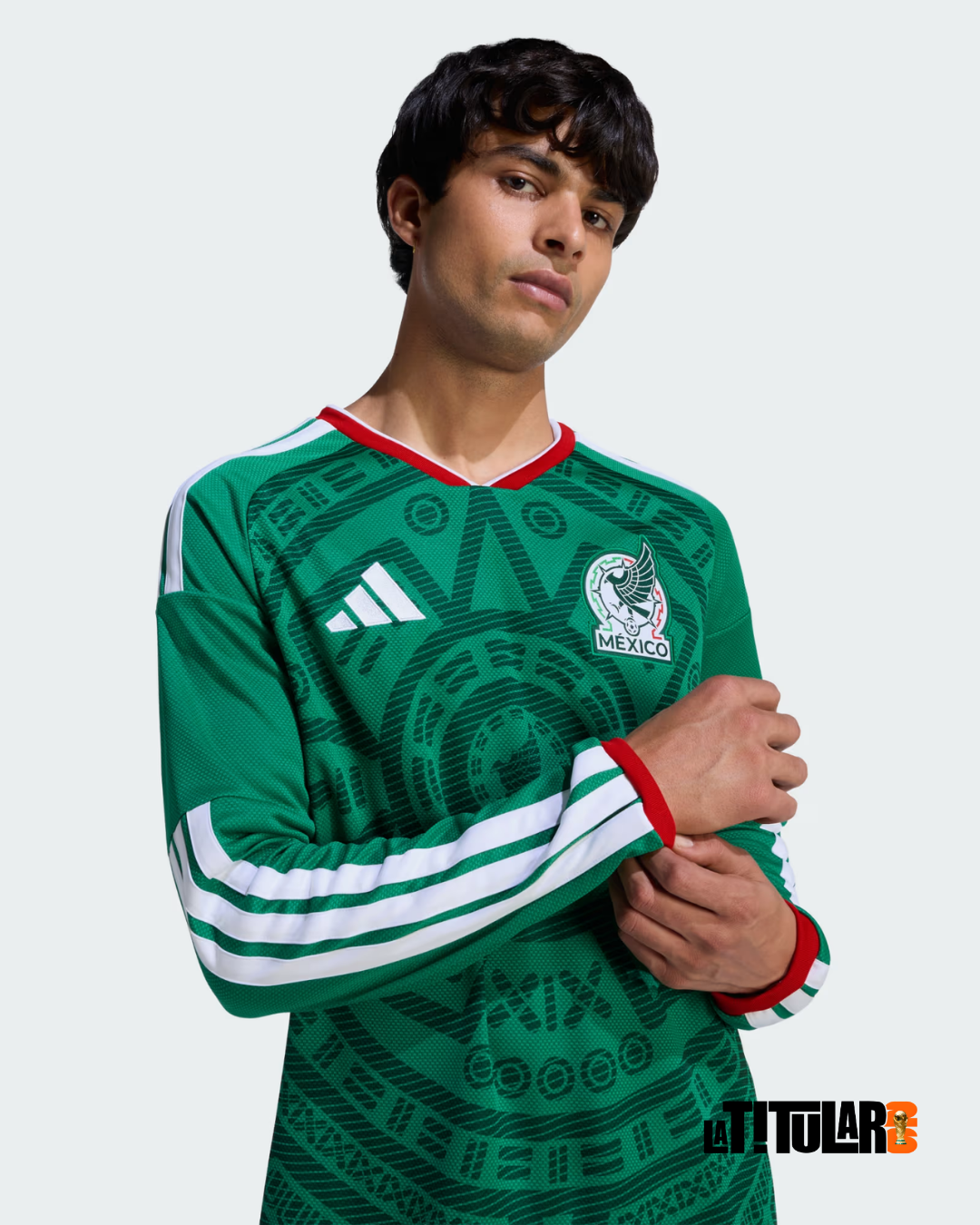 México Mundial Camiseta Local 2026 - Manga Larga