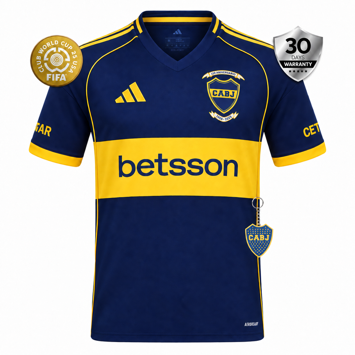 Boca Juniors 120th Aniversario Camiseta Local 2025/26 - Versión Jugador