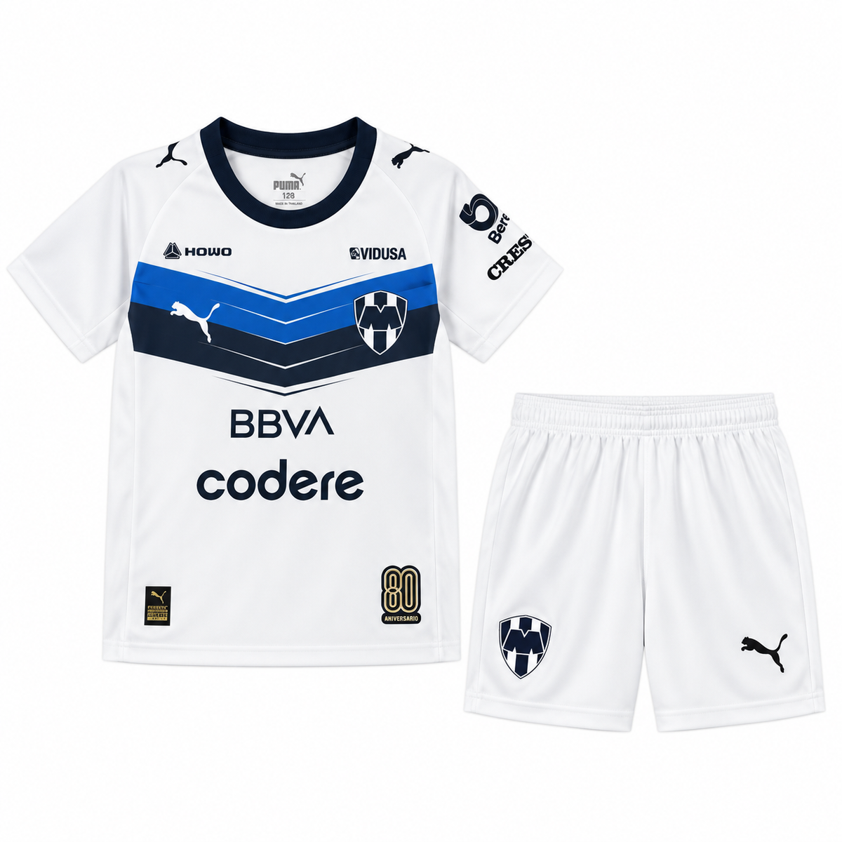 CF Monterrey Camiseta Visitante 2025/26 - Niños