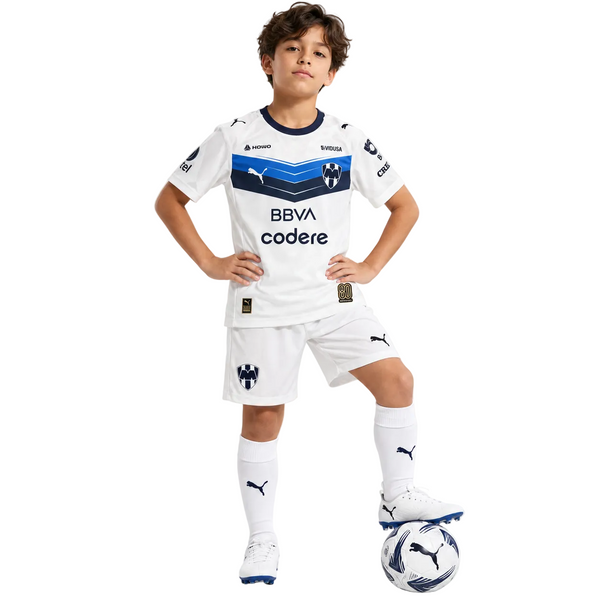 CF Monterrey Camiseta Visitante 2025/26 - Niños