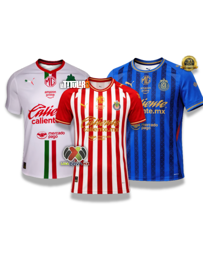 COMBO Chivas Guadalajara 2026 (Local, Visitante e Tercera)