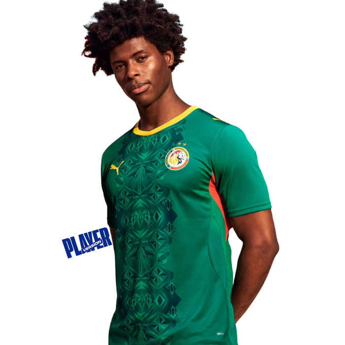 Senegal Camiseta Visitante 2 Estrellas 2026/27 - Versión Jugador