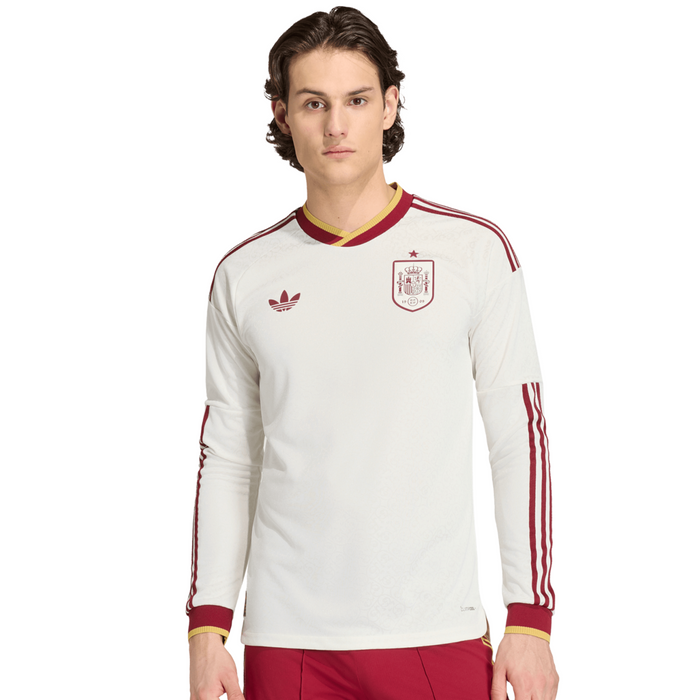 2 ESTRELLAS España Mundial Camiseta Visitante 2026 - Manga Larga