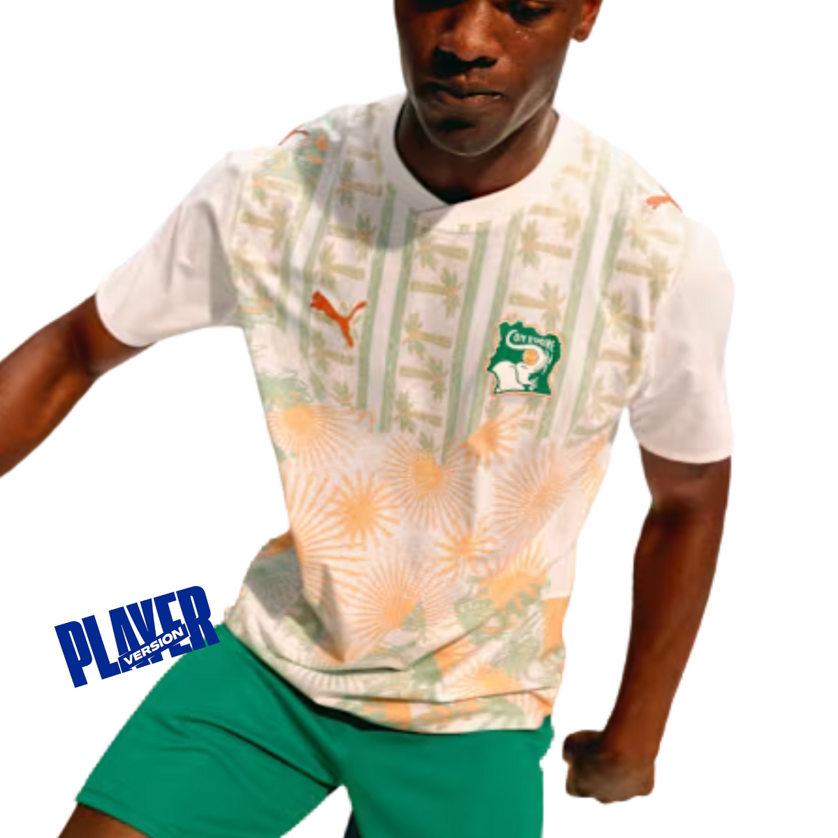 Costa de Marfil Camiseta Visitante Mundial 2026 - VersiĂłn Jugador