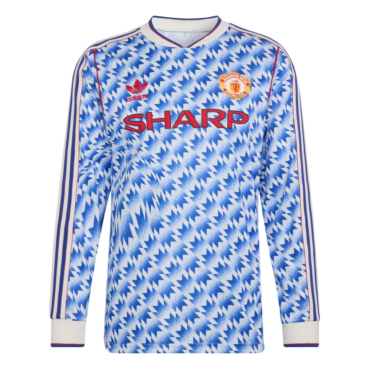 Manchester United Camiseta Visitante 1990 - Manga Larga