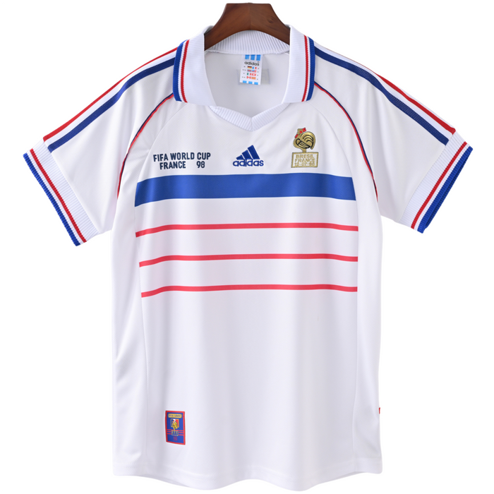 Francia Mundial Camiseta Visitante 1998 - Retro