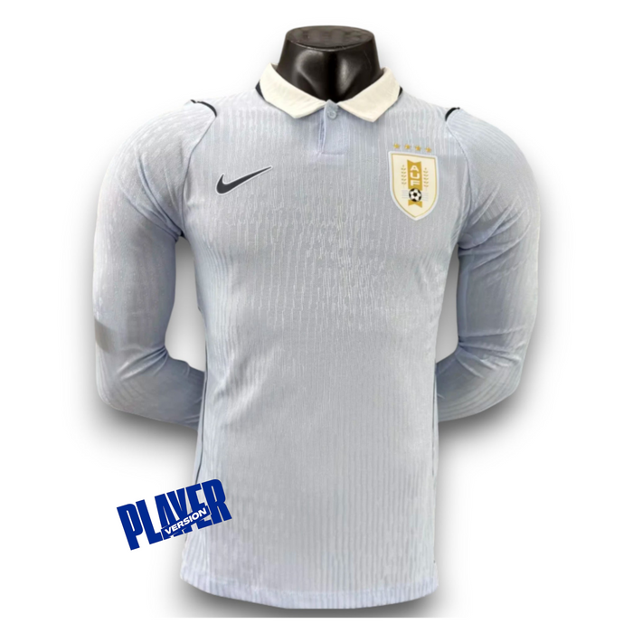 Uruguay Player Mundial Camiseta 2026 - Manga Larga