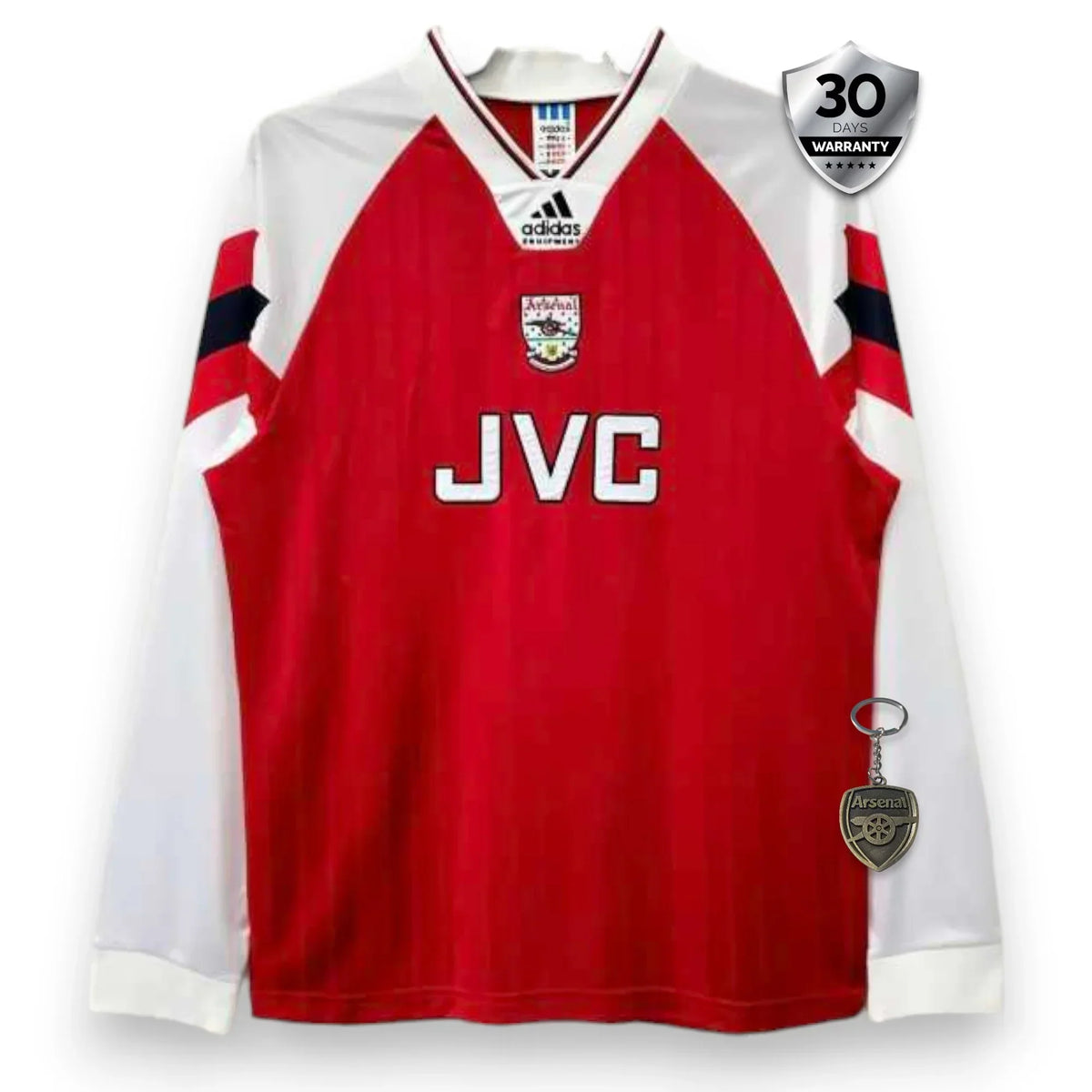 Arsenal Camiseta Local Remake 1992/94 - Retro - Manga Larga