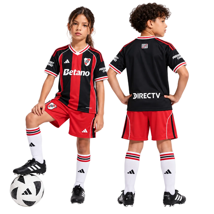 River Plate Camiseta Visitante 2025/26 - Niños
