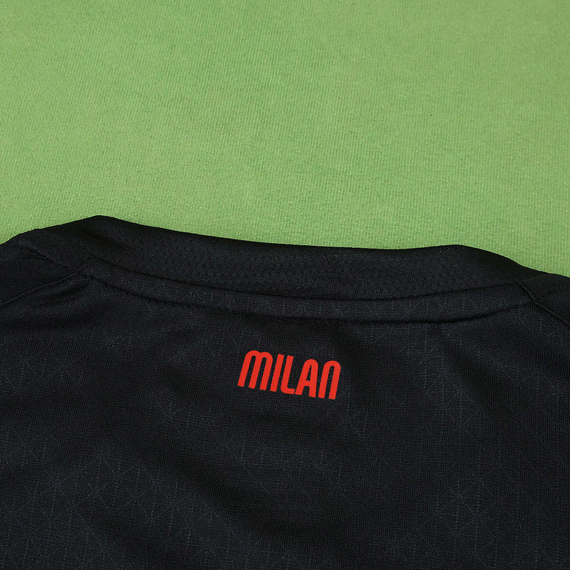 AC Milan Versión Jugador Camiseta Local 2025/26 - Manga Larga