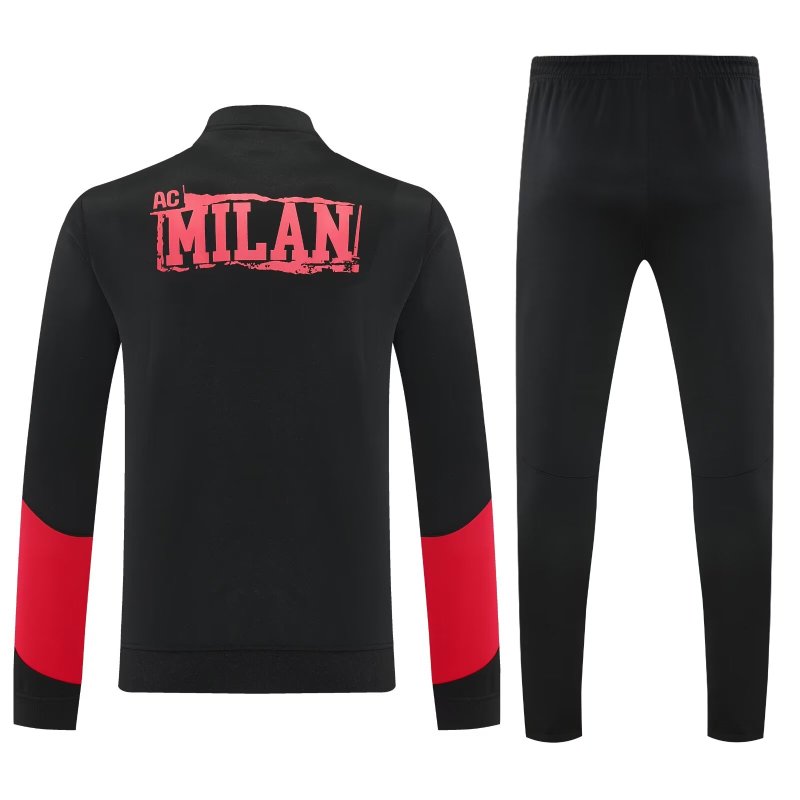 AC Milan Conjunto Deportivo Completo 2025 - Zip