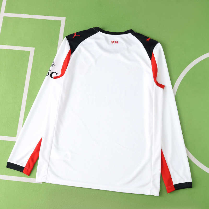 AC Milan Camiseta Visitante 2025/26 - Manga Larga