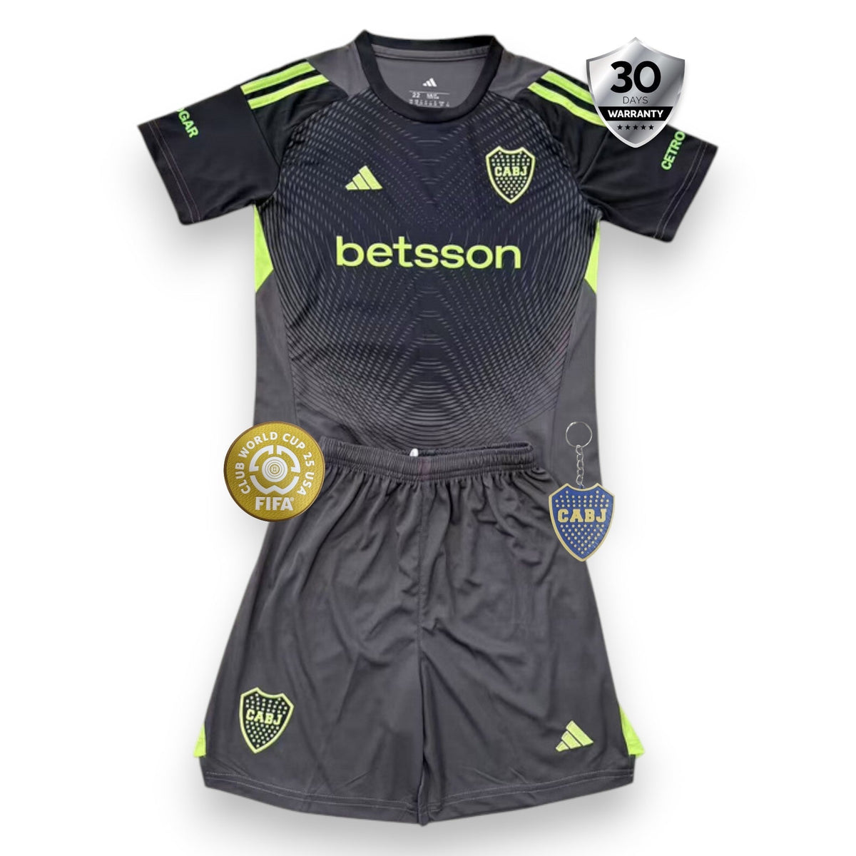 Boca Juniors Negra Camiseta de Portero 2025/26 - Niños