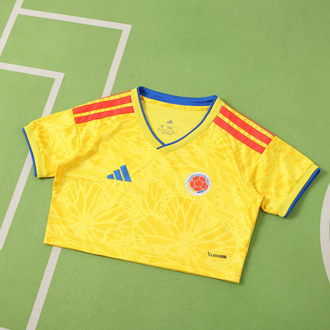 Colombia Mundial Crop Camiseta 2026 - Mujer