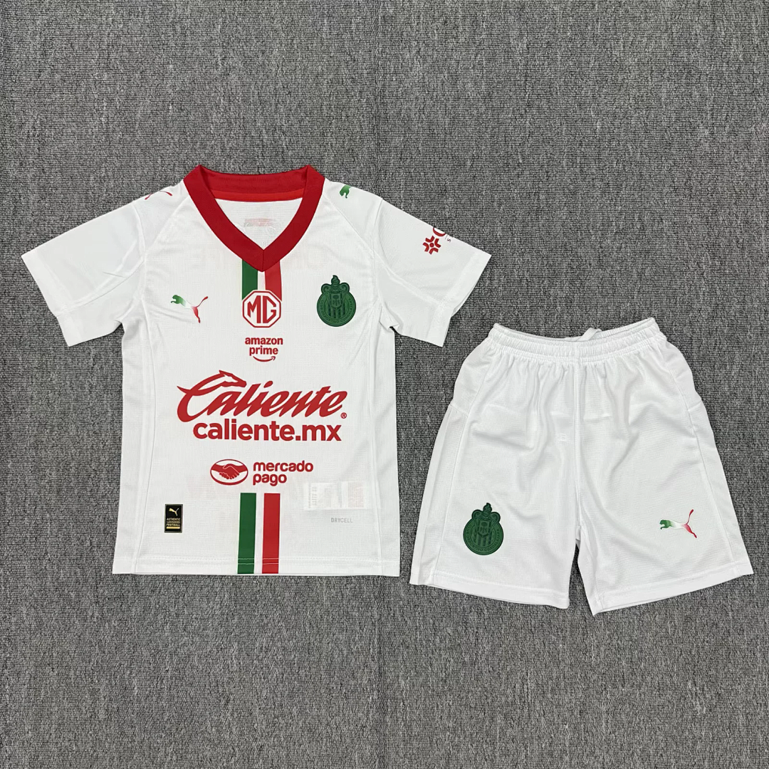 Chivas Guadalajara Camiseta Visitante 2025/26 - Niños