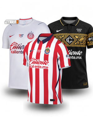 COMBO Chivas Guadalajara 2026/27 (Local, Visitante e Tercera)