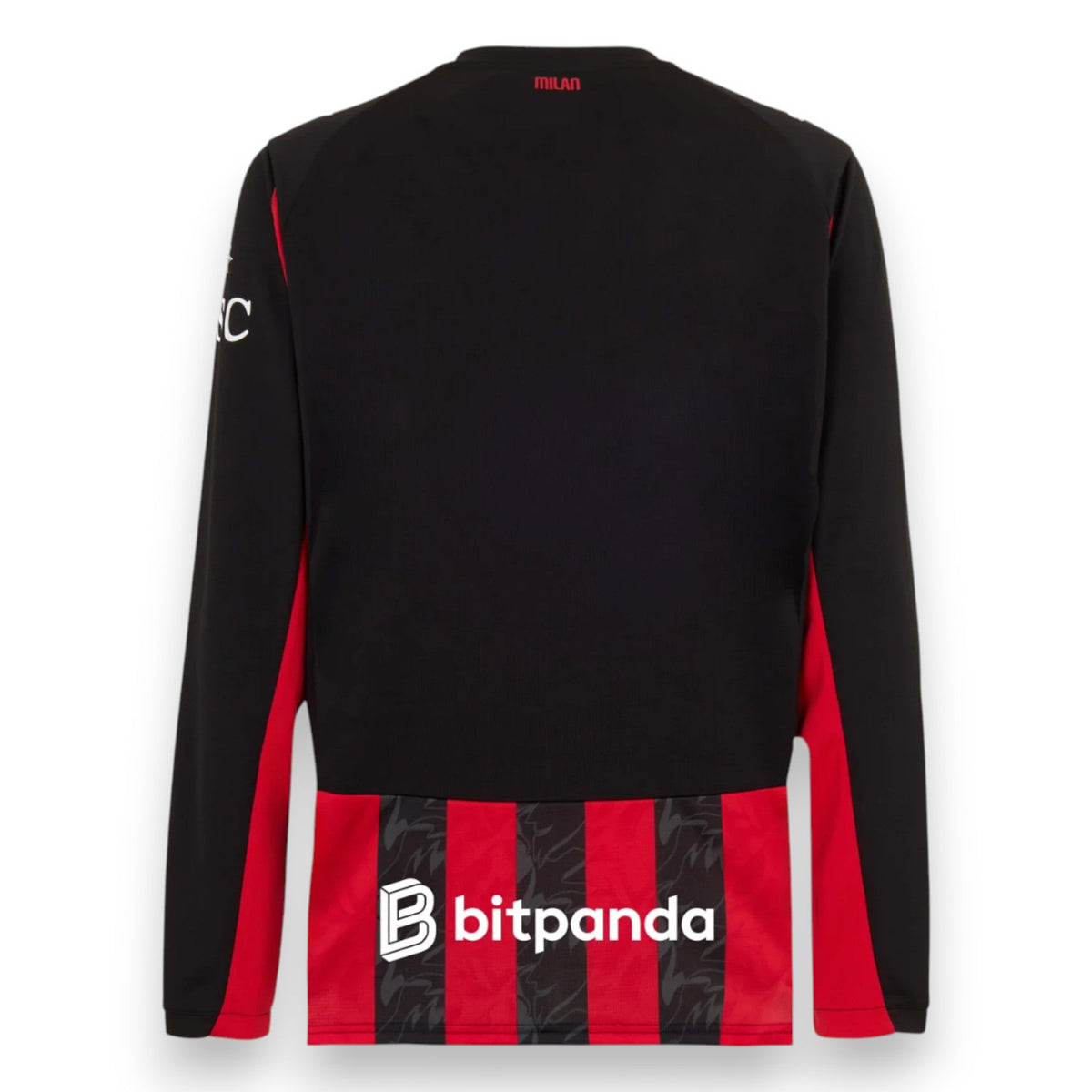 AC Milan Versión Jugador Camiseta Local 2025/26 - Manga Larga