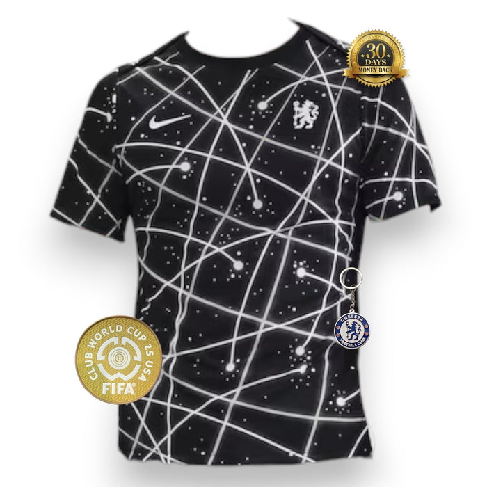 Chelsea Mundial Prepartido Top Camiseta 2025/26 - Negra
