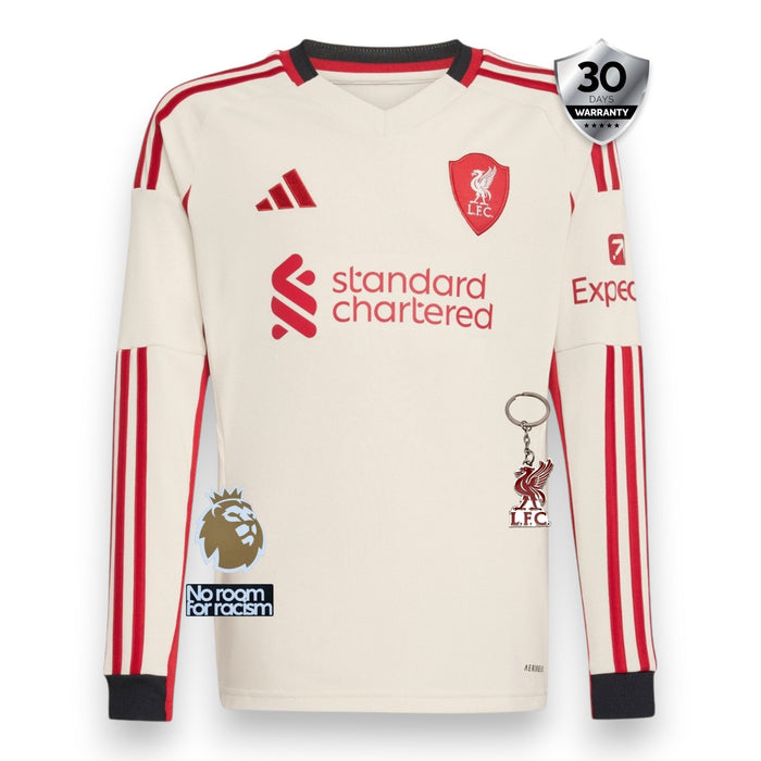 Liverpool Camiseta Visitante 2025/26 - Manga Larga