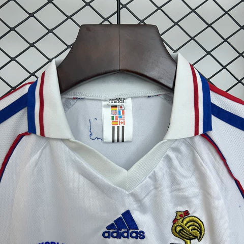 Francia Retro 1998 Mundial Camiseta Visitante - Niños
