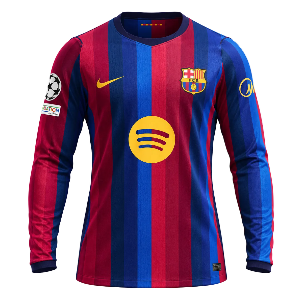 Barcelona Camiseta Local 2026/27 - Manga Larga