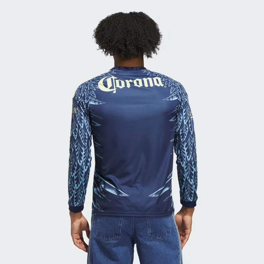 Club America Camiseta Visitante 2025/26 - Manga Larga