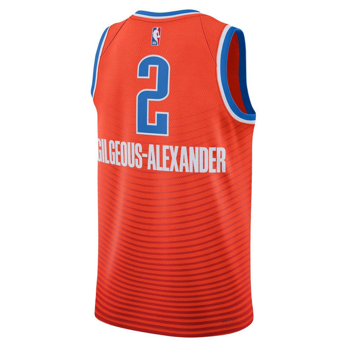 Oklahoma City Thunder Camiseta Shai Gilgeous-Alexander #2 Statement Edition - Naranja