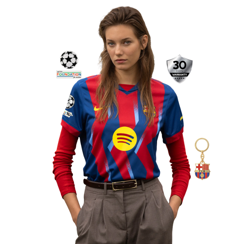 Barcelona Cuarta Camiseta 2025/26 - Mujer