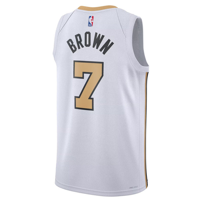 Boston Celtics Camiseta Jaylen Brown #7 City Edition 2025/26 - Blanca