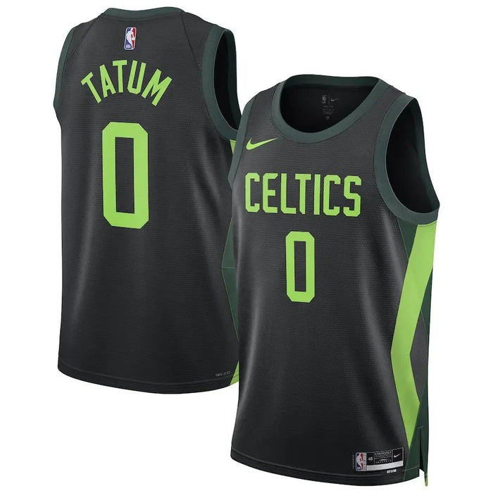 Boston Celtics Camiseta Jayson Tatum #0 Game Edition - Negra