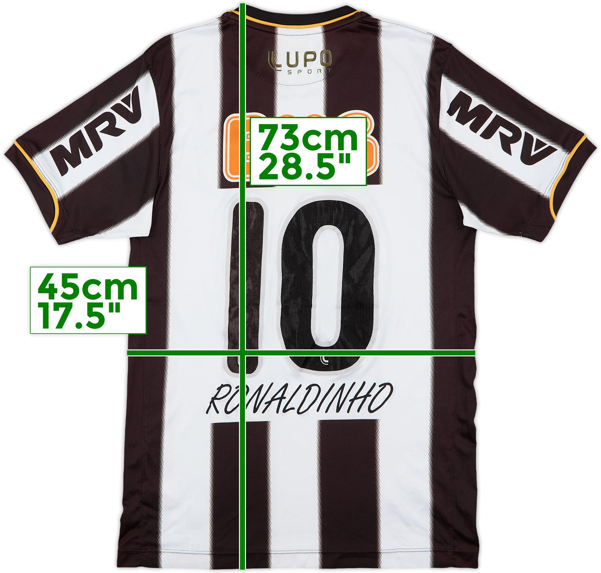 Atlético Mineiro Camiseta Local 2013 Ronaldinho #10 - Retro