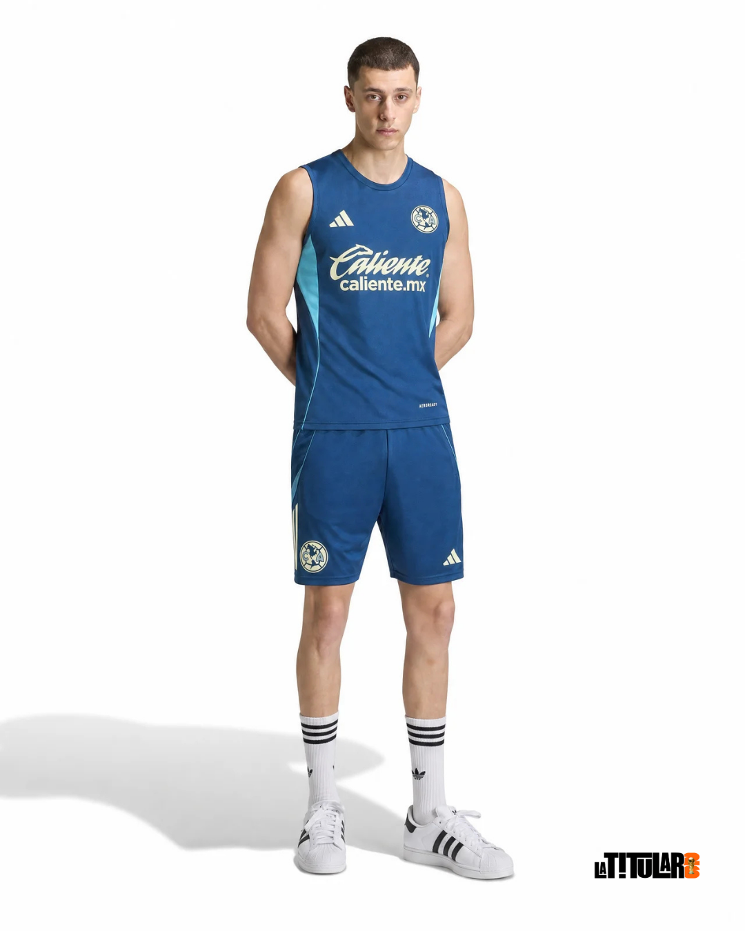 Club America Shorts Entrenamiento Conjunto Deportivo 2025/26 - Sin Mangas