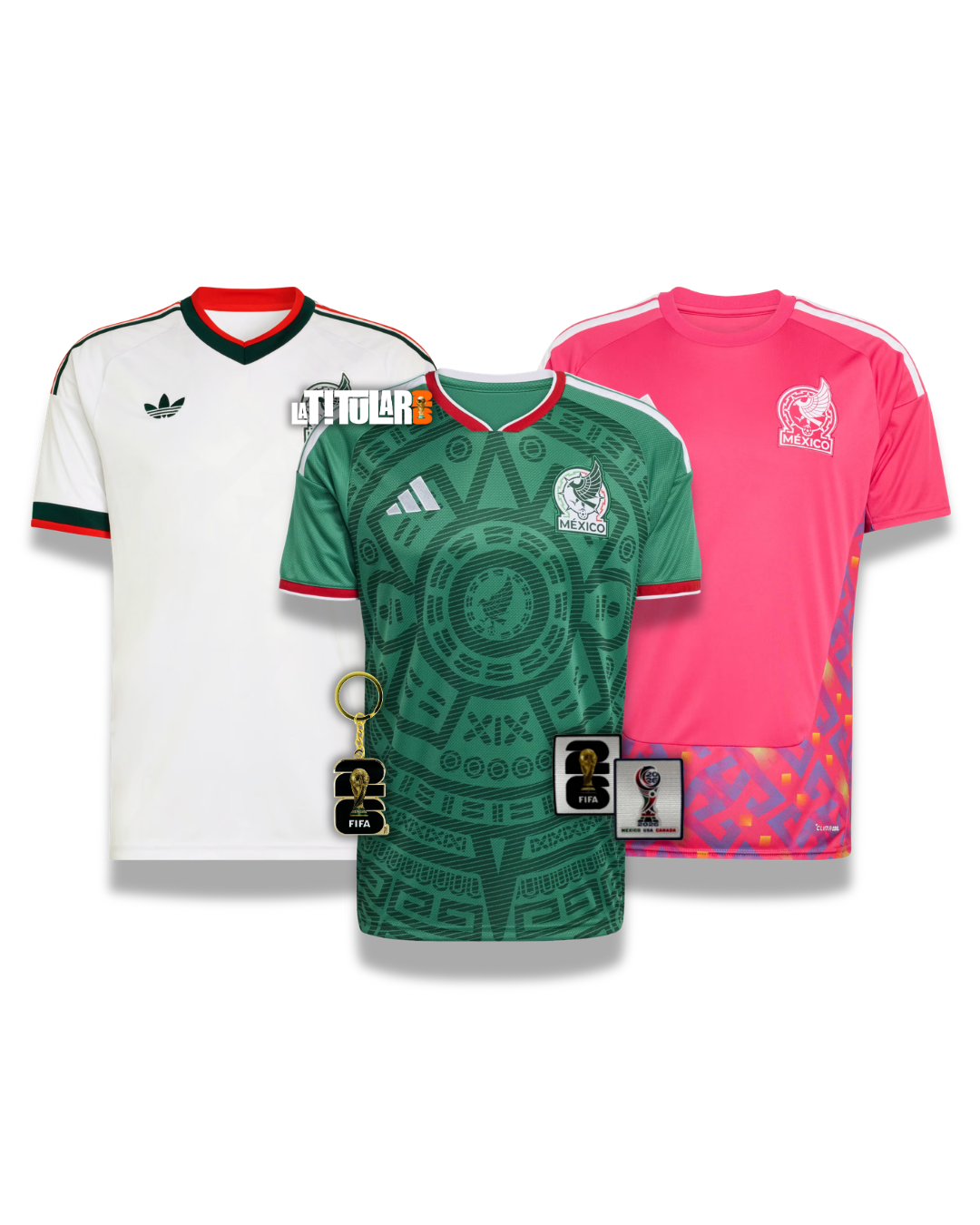 COMBO México 2026/27 (Local, Visitante e Tercera)