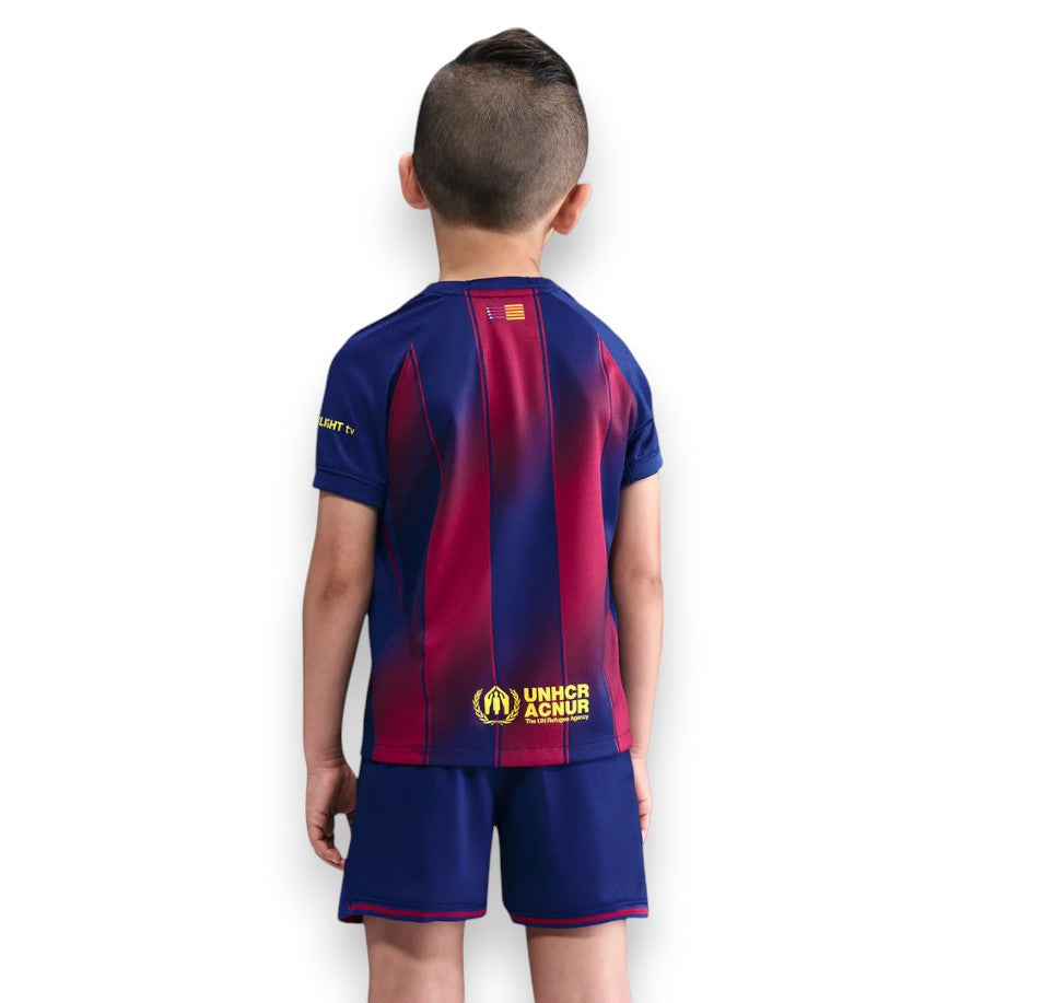Barcelona Camiseta Local 2025/26 - Niños