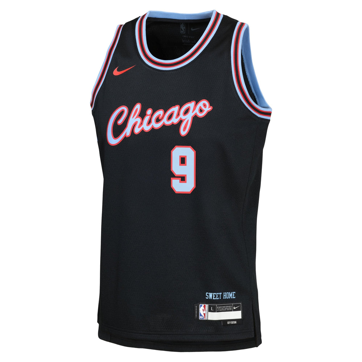 Chicago Bulls Camiseta Nikola Vučević 2025/26 City Edition Swingman - Negra