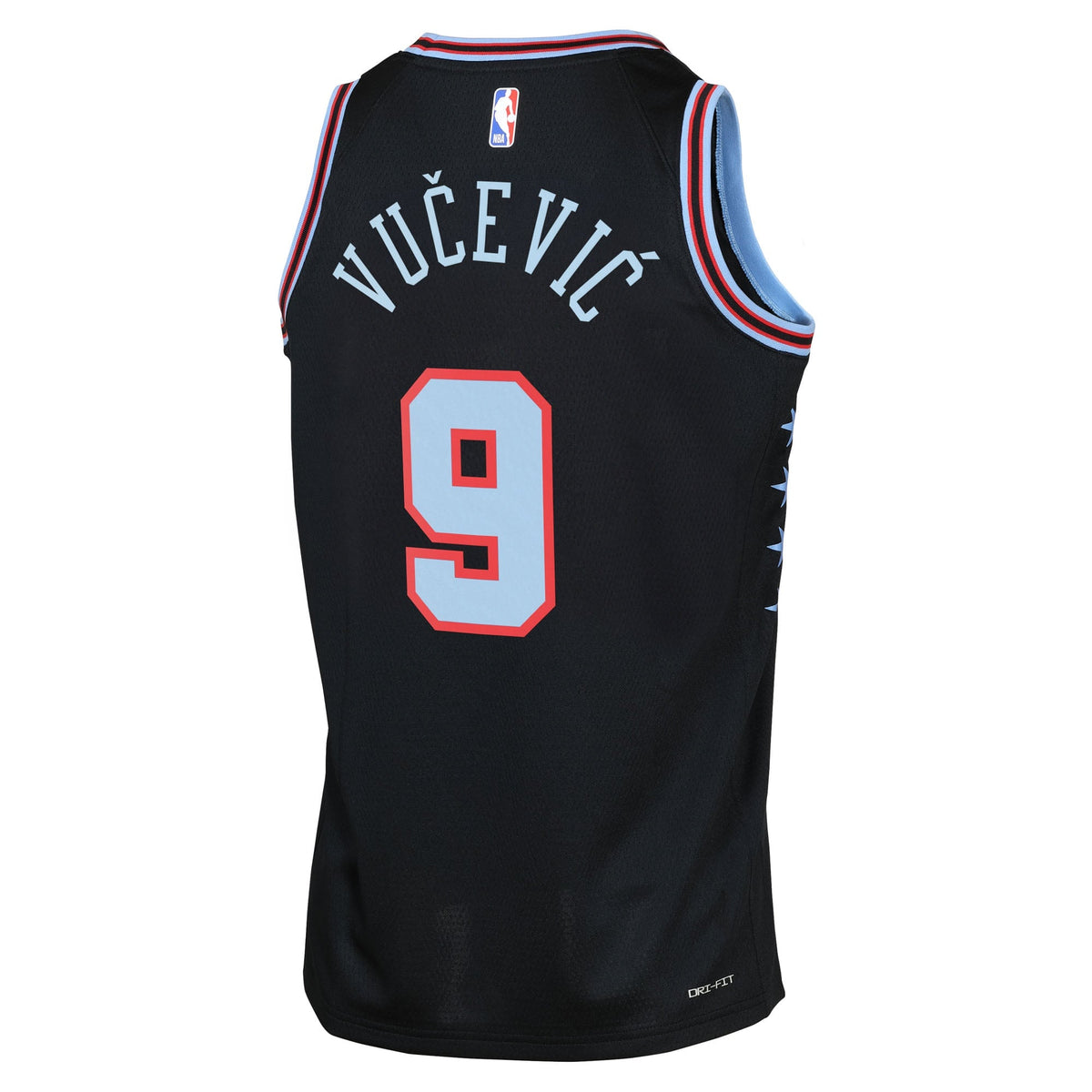 Chicago Bulls Camiseta Nikola Vučević 2025/26 City Edition Swingman - Negra