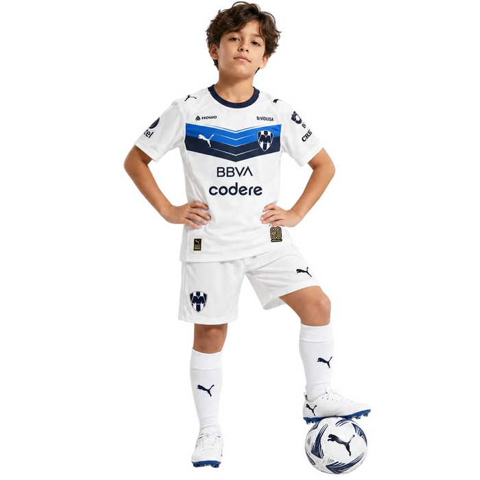 CF Monterrey Camiseta Visitante 2025/26 - Niños