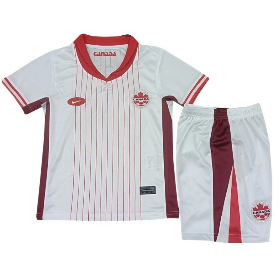 Canadá Camiseta Visitante 2024 - Niños