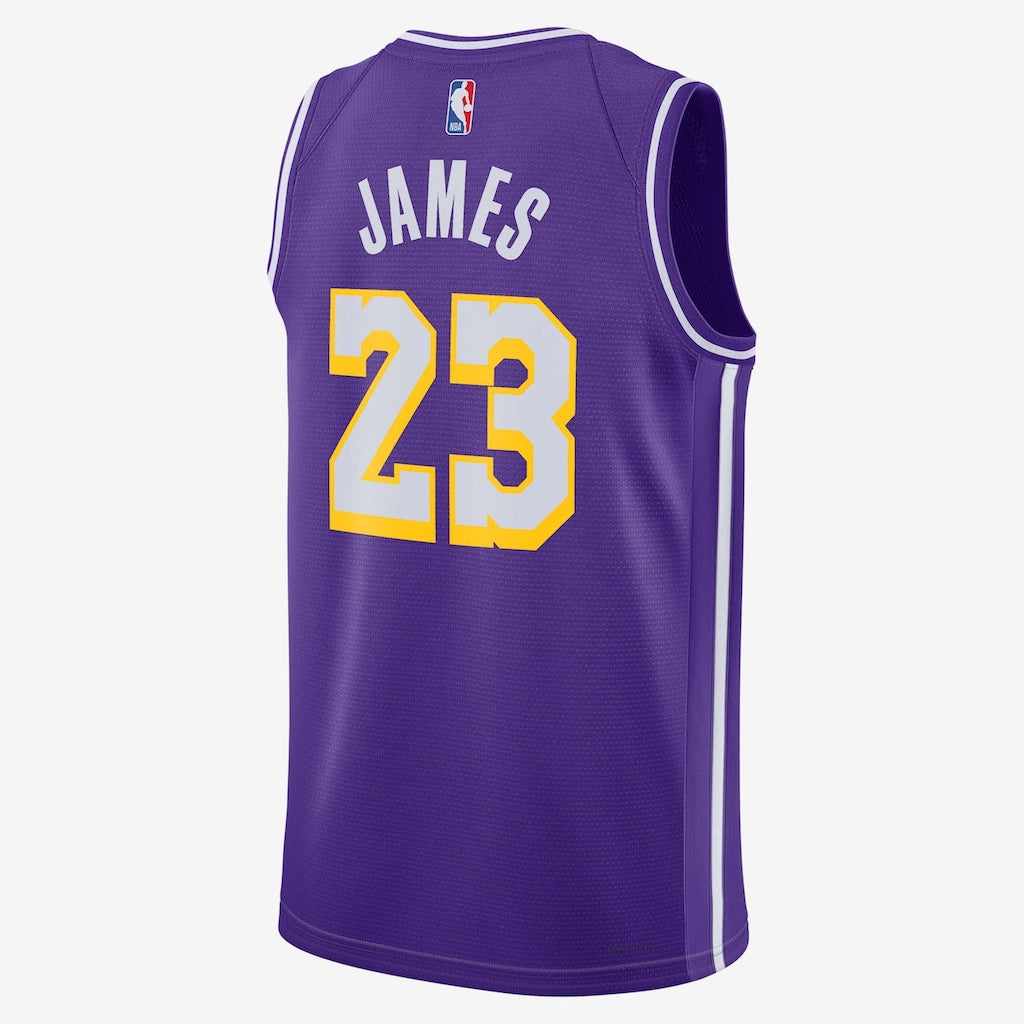 Los Angeles Lakers Camiseta LeBron James #23 2025/26 Statement Edition (Morado)