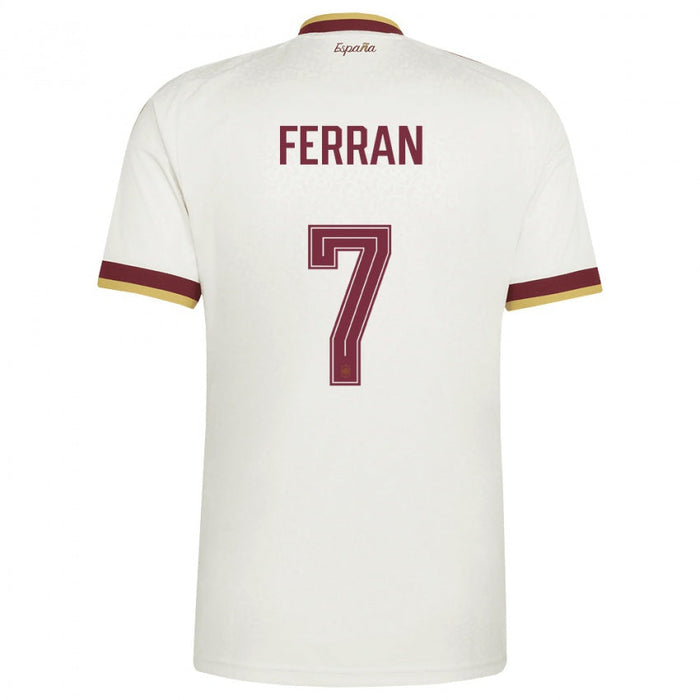 2 ESTRELLAS Camiseta Visitante de España 2026 — #7 FERRAN