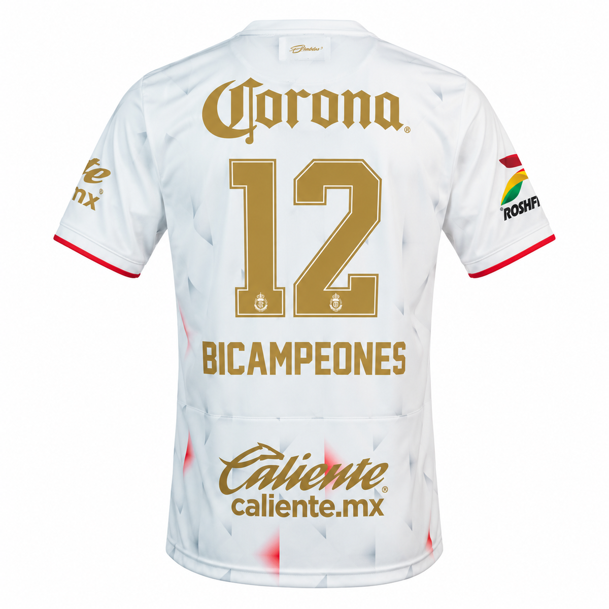 Toluca Camiseta Visitante 2025/26 - Bicampeones #12