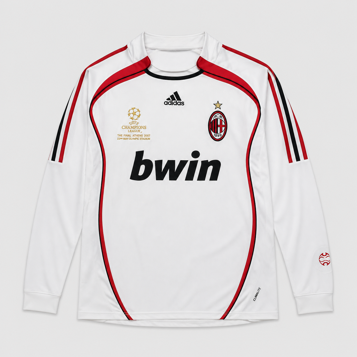 AC Milan Camiseta Visitante 2006/07 - Retro - Manga Larga