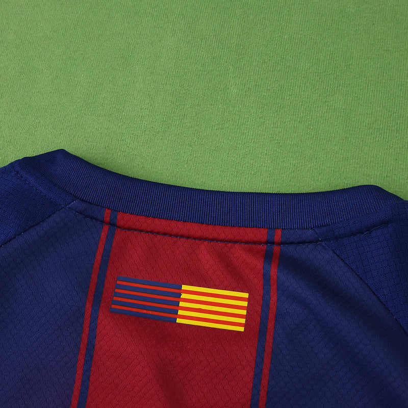 Barcelona Camiseta Local 2025/26 - Niños
