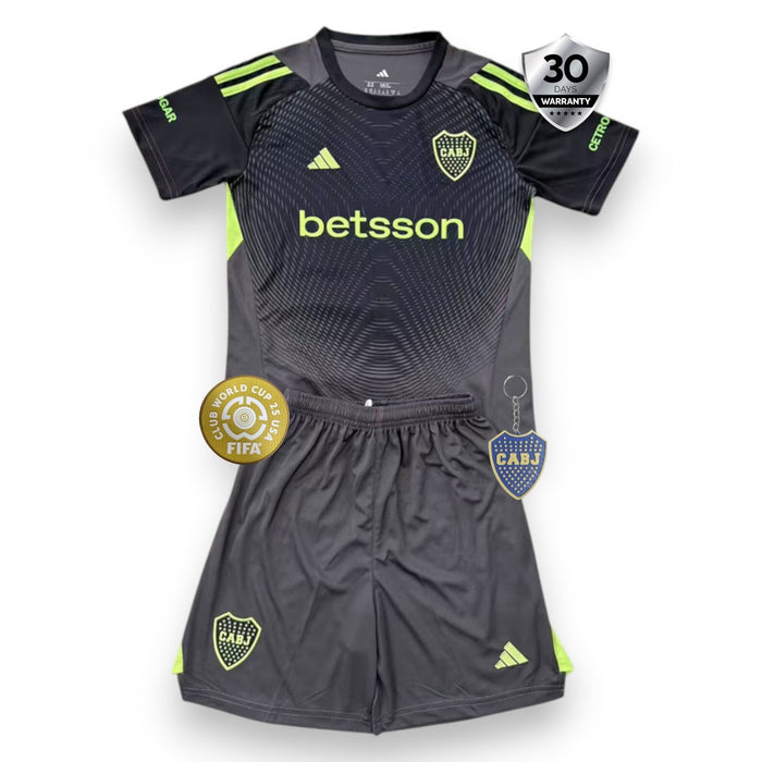 Boca Juniors Negra Camiseta de Portero 2025/26 - Niños