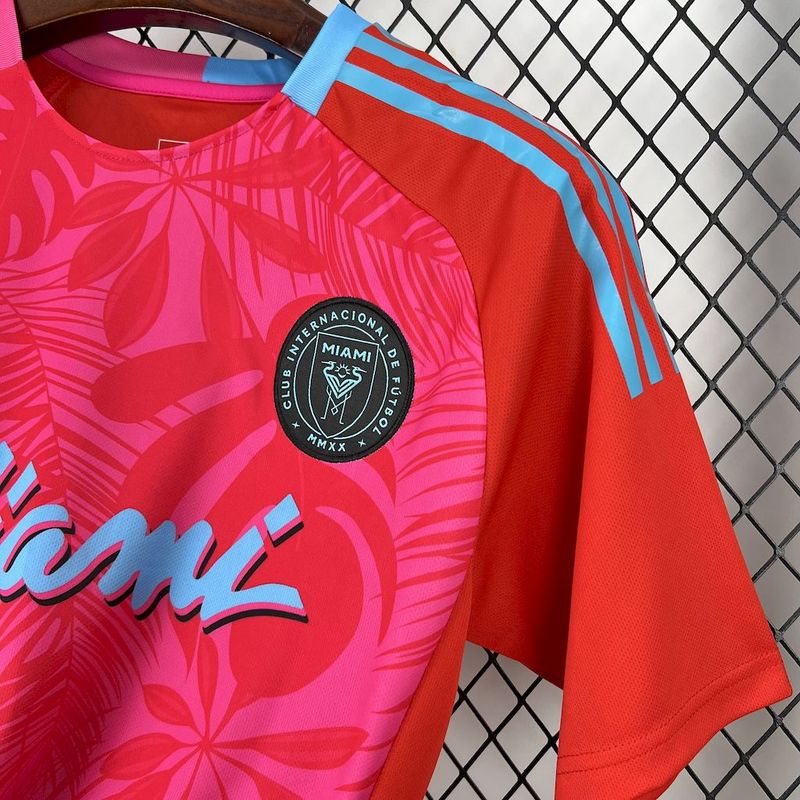 Inter Miami Rosa Roja Camiseta 2025/26 - Edición Especial