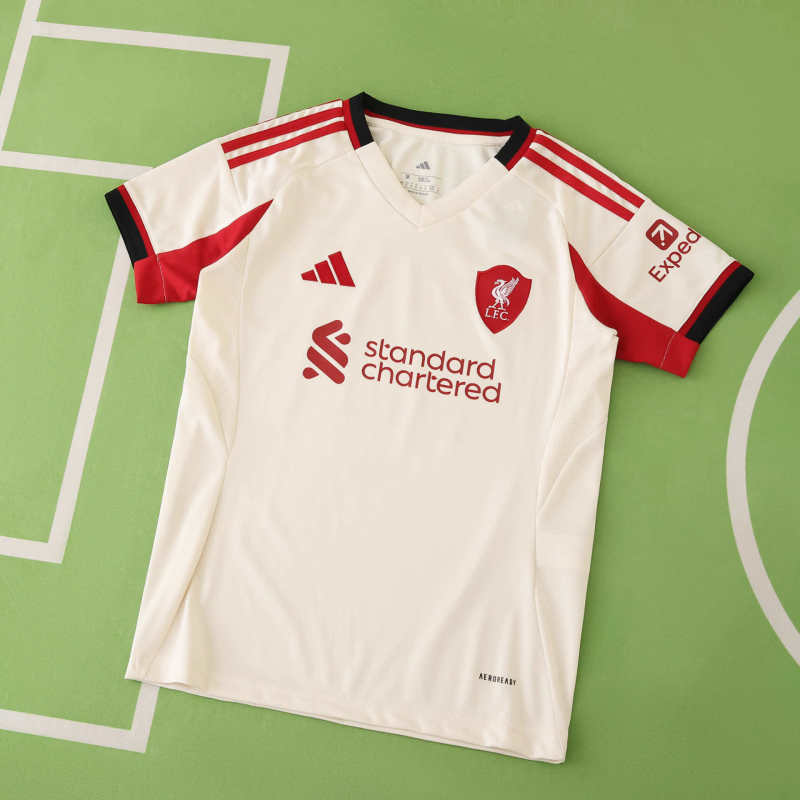 Liverpool Camiseta Visitante 2025/26 - Campeones 24/25 & Gold Trophy
